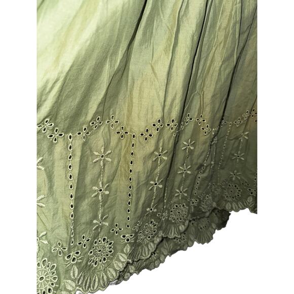 Old Navy Off Shoulder Tiered Swing Midi Dress Womens Sz 2X Boho Prairie Country - Picture 7 of 9